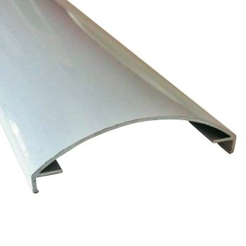 Perfil de bloques de vidrio curvo 250 x 8 cm - Material: Aluminio