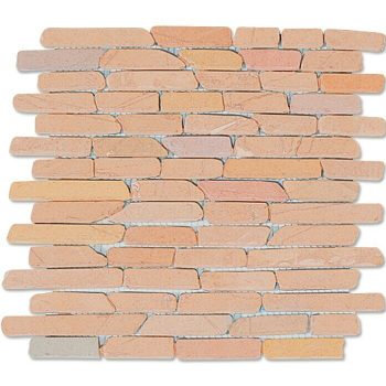 Malla mosaico Brique 28 x 29,5 cm - Rojo - Mate - Mínimo 20 unidades