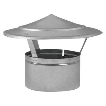 Sombrerete Chino Diámetro: 150 mm - Plateado