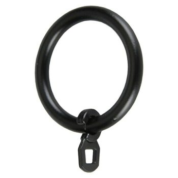 Anilla para cortinas Antique 8 ud. - Diámetro: 22 mm - Negro