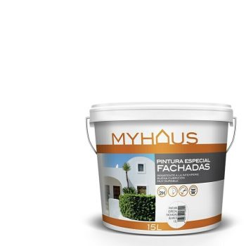 Pintura para fachadas Myhaus Blanco - 15 l - Mate