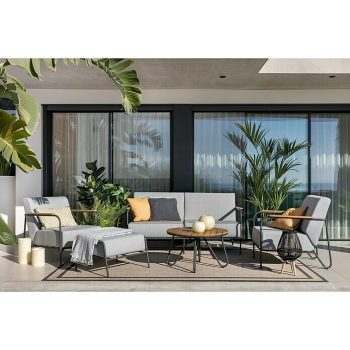 Conjunto de muebles Miriam 5 pzs. - Gris