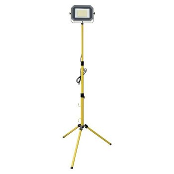 Profi Depot Proyector LED con trípode 50 W - 8.250 lm - 4.000 K - L x An x Al: 68 x 75 x 190 cm - IP65