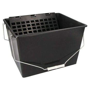 Cubeta para pintura con rejilla 16 l - Plástico - Negro - Mínimo 20 unidades