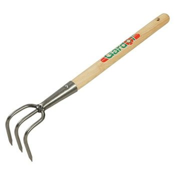 Gardol Cultivador Pequeño de mano Anchura de traBaño : 7,5 cm - Número de púas: 3 - Mango corto