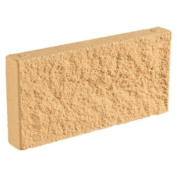 Revestimiento de piedra plaqueta Split 40 x 20 cm - Crema - Mínimo 20 unidades