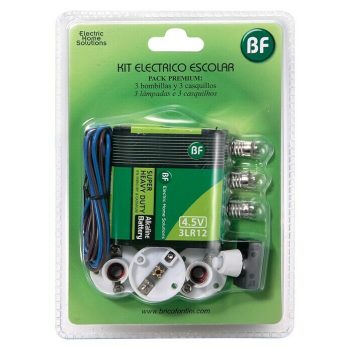 Kit escolar eléctrico Verde - L x An x Al: 3 x 13 x 18 cm|Mínimo 10 unidades
