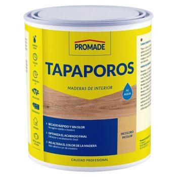 Barniz para madera Tapaporos Incoloro - 4 l - Mate