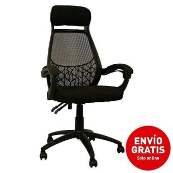 Silla de oficina Erika Negro - Reposabrazos