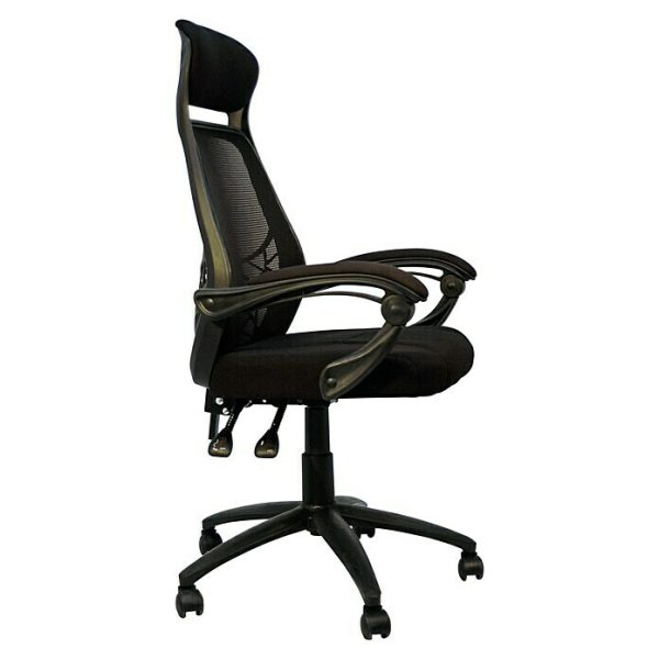 Silla de oficina Erika Negro - Reposabrazos