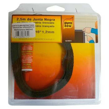 Junta refractaria + Pegamento L x An x Al: 2,5 m x 10 mm x 1,2 mm