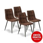 Silla Ivy Chocolate - 4 ud.