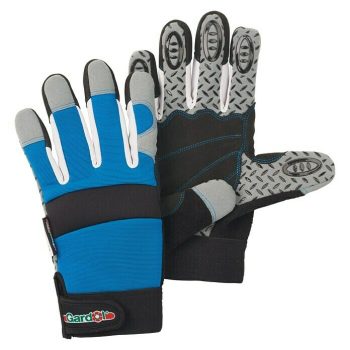 Gardol Guantes para jardín ajustable 8 - Azul - 1 par