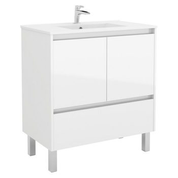 Mueble de lavabo Isla L x An x Al: 45,5 x 79,7 x 86,8 cm - Blanco