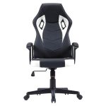 Silla de oficina Erika Negro/Blanco - Reposacabezas