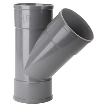 Derivación PVC H-H 40 mm - 67 ° - PVC|Mínimo 50 unidades