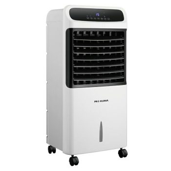 PR Klima Climatizador evaporativo 15L Blanco/Negro - Altura: 81 cm - 80 W - Ruedas para transporte