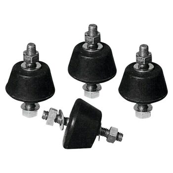 Amortiguador de vibraciones A45 Negro - 4 ud. - Mínimo 20 unidades