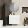 Mueble de lavabo Zeus L x An x Al: 44,6 x 90 x 64 cm - Blanco - Mate