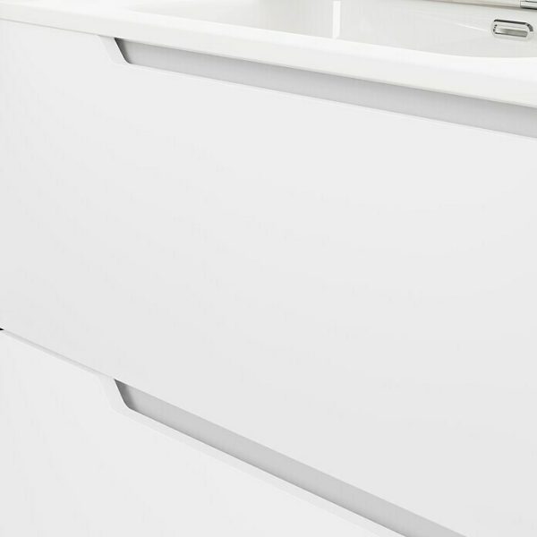 Mueble de lavabo Zeus L x An x Al: 44,6 x 70 x 64 cm - Blanco - Mate