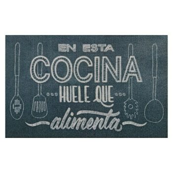 Alfombra corredera de cocina Kitpic Negro - 80 x 50 cm