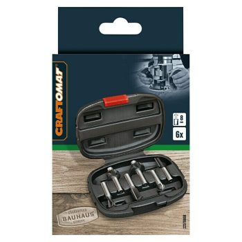 Craftomat Set de fresas 6 pzs. - Diámetro vástago: 8 mm