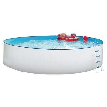 Piscina de acero Nuovo x Al: 350 x 120 cm - Blanco - 10.400 l