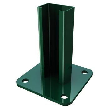 Base para poste Hércules Acero - Verde - Específico para: Poste Hércules