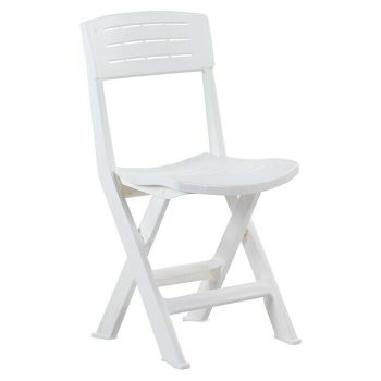 Silla de jardín Fidgi Blanco - Polipropileno