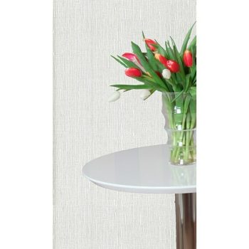 Papel pintado Básico blanco y gris Blanco/gris - 10 x 0,53 cm