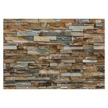 Fotomural Colorful stone wall An x Al: 366 x 254 cm - Papel