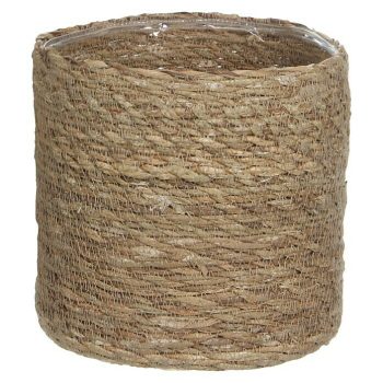 Maceta con interior de plástico Atlantic x Al: 18 x 18 cm - Marrón|Mínimo 10 unidades