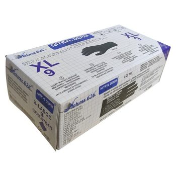 Guantes desechables XL - Negro - 100 par