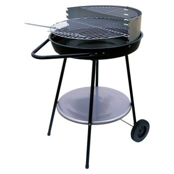 Grillstar Barbacoa de carbón Arizona Diámetro de la superficie de la parrilla: 48,5 cm - Negro/Plateado