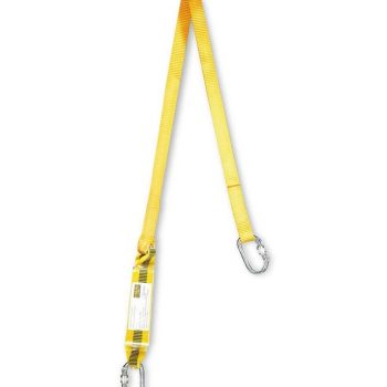 Absorbedor Seguridad1,80Mt Cinta Y Mosquetones Ergo Shock. Steelpro
