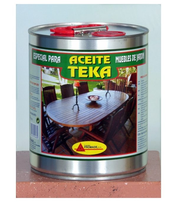 Aceite Teca Protector 4 Lt Incoloro. Promade