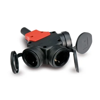 Adaptador Electricidad 3Tomas Tt 16Amp. Famatel