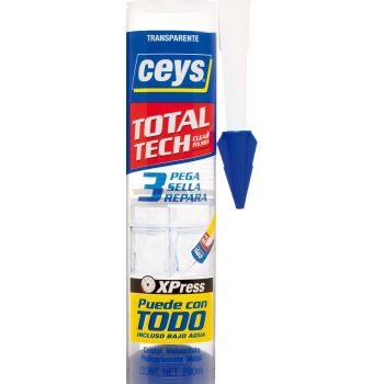 Adhesivo Sellador 290Ml Transparente Ceys Total Tech