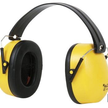 Auriculares de Protección - Antirruido - Color Amarillo - Fabricado en ABS y Poliestireno - Con Blíster o Sin Blíster