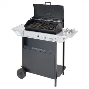 Barbacoa Gas2 Quemadores Xpert 200 Ls Rocky Acero Negro Gris. Campingaz