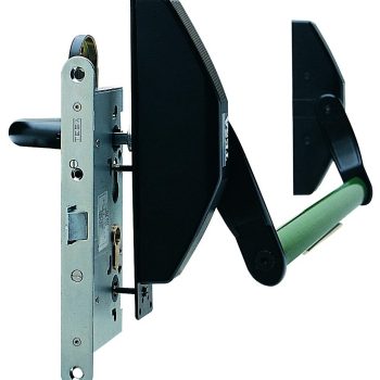 Barra Antipanico Embutir 90Cm 1970-908-Nv Negro/Verde. Tesa