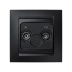 Base Antena 2 Tomas Empotrar 45X80X80Mm Serie 15. Simon