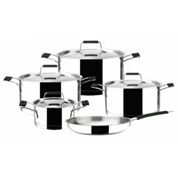 BateríA Cocina Premier Black A/Inox 9 Pz. Magefesa