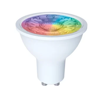 Bombilla Wifi + Bluetooth Eg-Gu10Bombw001 Rgb 5,5X5,2X6,5 Cm Blanco. Energeeks|Mínimo 10 unidades