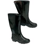 Bota De Agua T46 Alta Ingenio Pvc MarróN Forro Interior. P'Agua