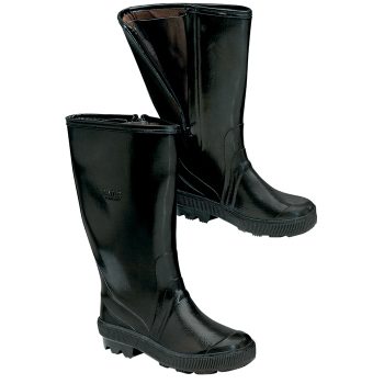 Bota De Agua T46 Alta Ingenio Pvc MarróN Forro Interior. P'Agua