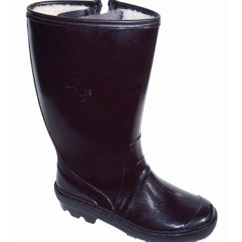 Bota De Agua T47 Alta Ingenio Pvc MarróN Forro Interior. P'Agua