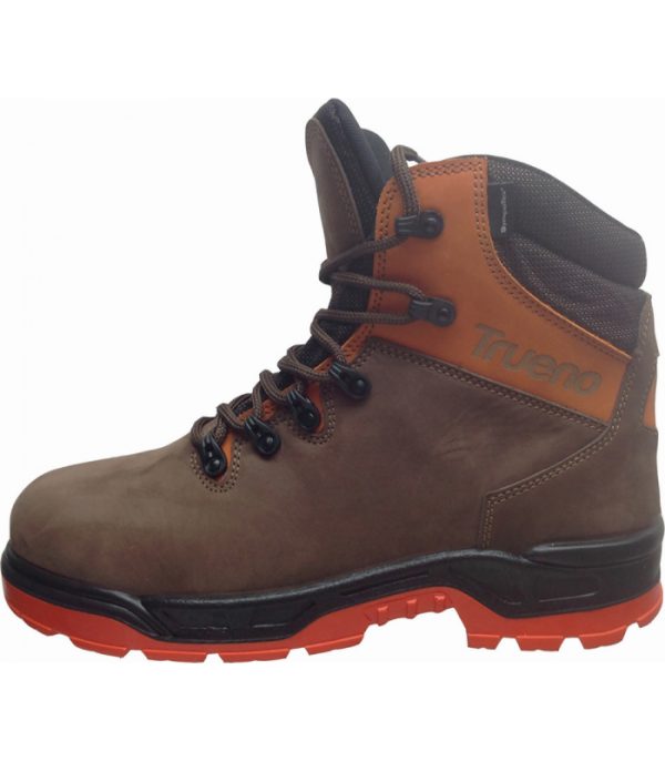 Bota De Seguridad T36 S3 Kamper Nobuck MarróN Pu/Pl No MetáLica. Trueno