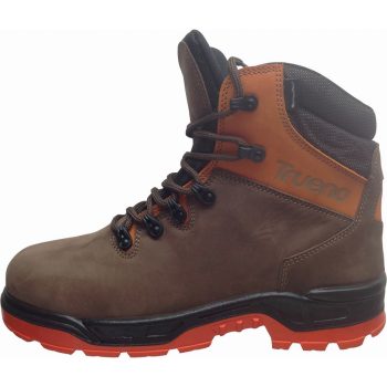 Bota De Seguridad T38 S3 Kamper Nobuck MarróN Pu/Pl No MetáLica. Trueno