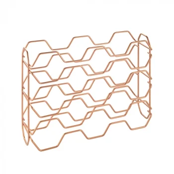 Botellero 15 Botellas 43X12X34Cm Metaltex Hexagon-15